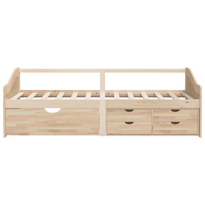vidaXL Day Bed | Natural Wood | Solid Pine Wood | 90x200 cm 5
