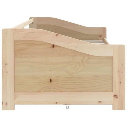 vidaXL Day Bed | Natural Wood | Solid Pine Wood | 90x200 cm 6