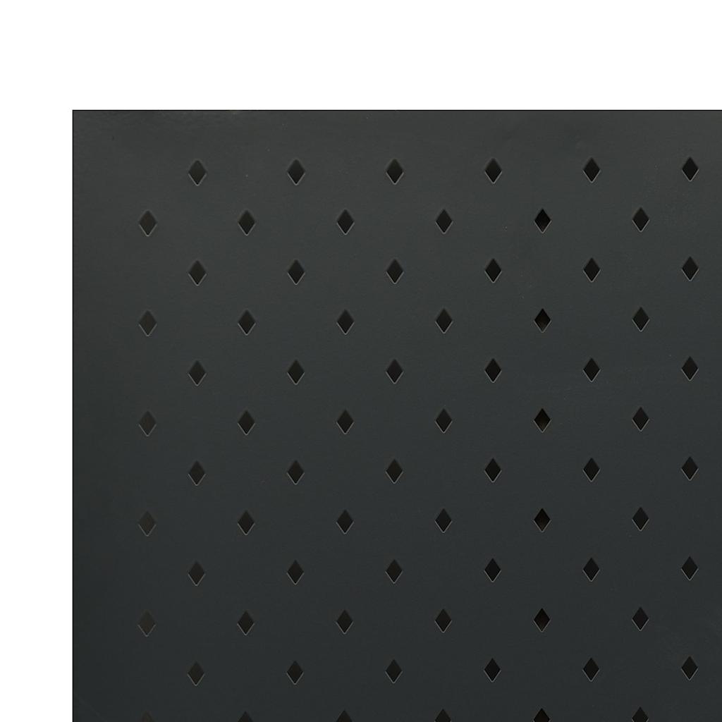 vidaXL 5-Panel Room Divider Black 200x180 cm Steel 5
