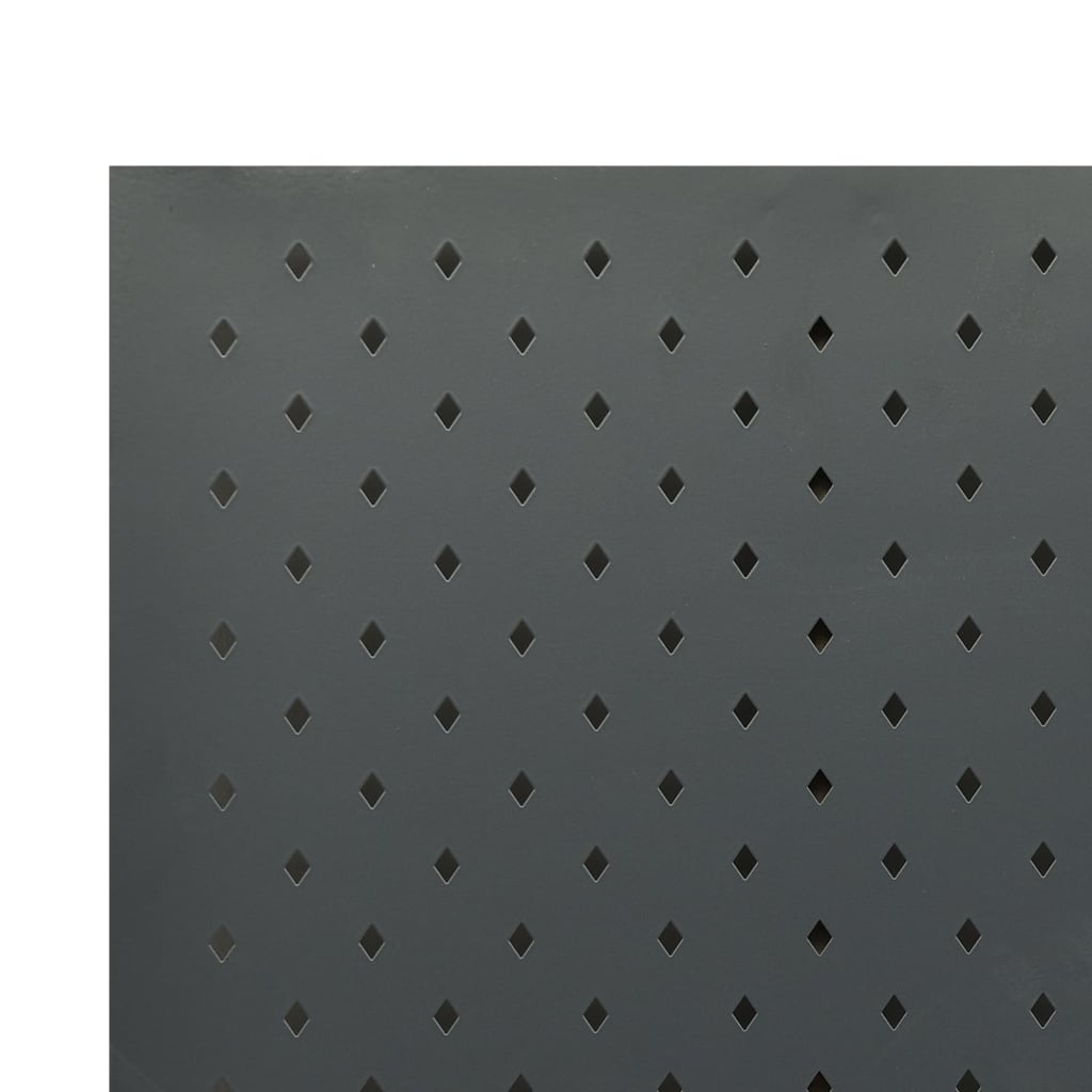 vidaXL 5-Panel Room Divider Anthracite 200x180 cm Steel 5