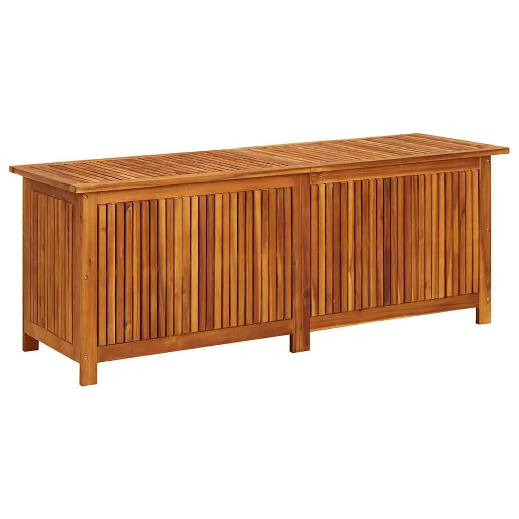Garden Storage Box Solid Acacia Wood 150 cm 58 cm 50 cm