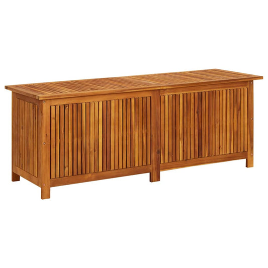 Garden Storage Box Solid Acacia Wood 150 cm 58 cm 50 cm