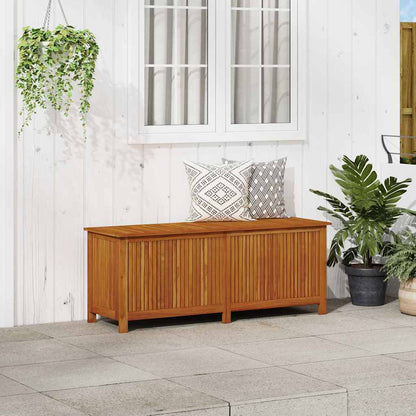 Garden Storage Box Solid Acacia Wood 150 cm 58 cm 50 cm