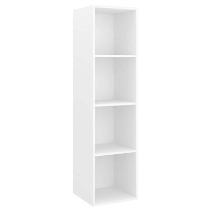 vidaXL 4 Piece Wall-mounted TV Cabinet Set White Engineered Wood 4