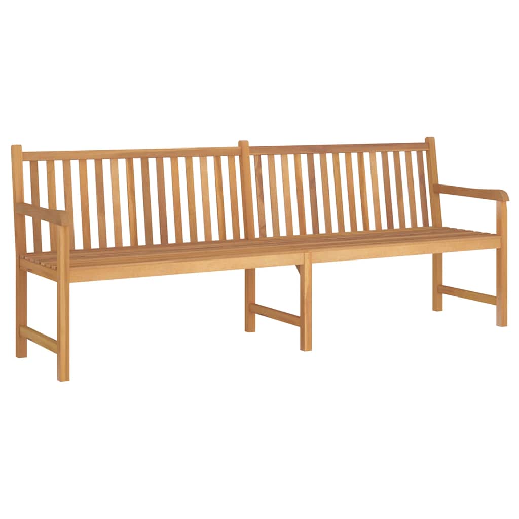 316624 vidaXL Garden Bench 228 cm Solid Teak Wood 1