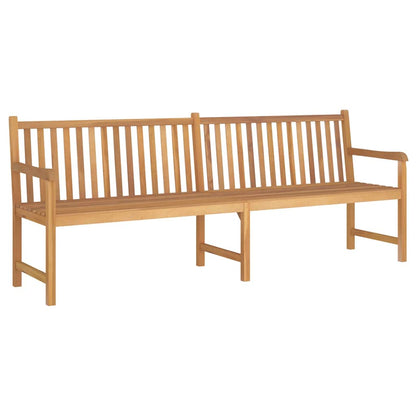 316624 vidaXL Garden Bench 228 cm Solid Teak Wood 1