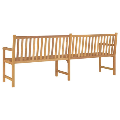 316624 vidaXL Garden Bench 228 cm Solid Teak Wood 4
