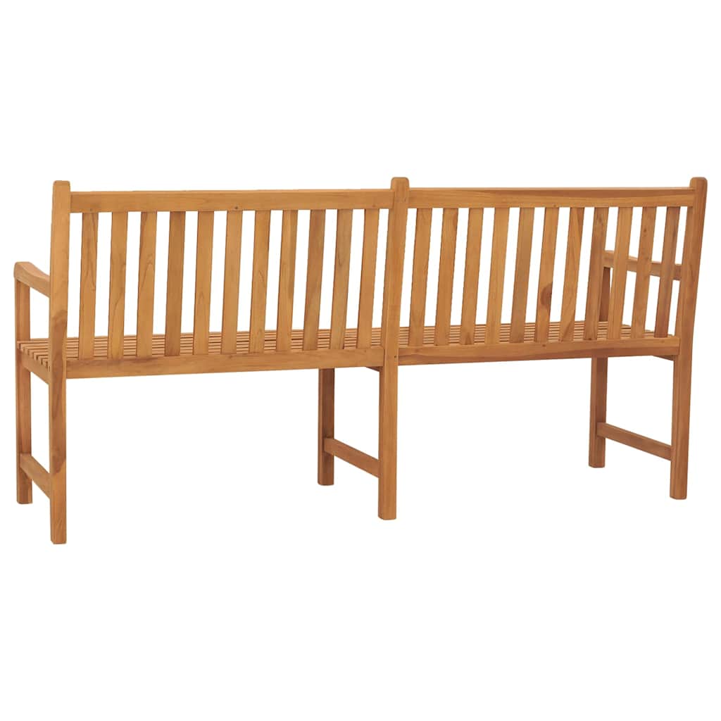 316632 vidaXL Garden Bench 180 cm Solid Teak Wood 3
