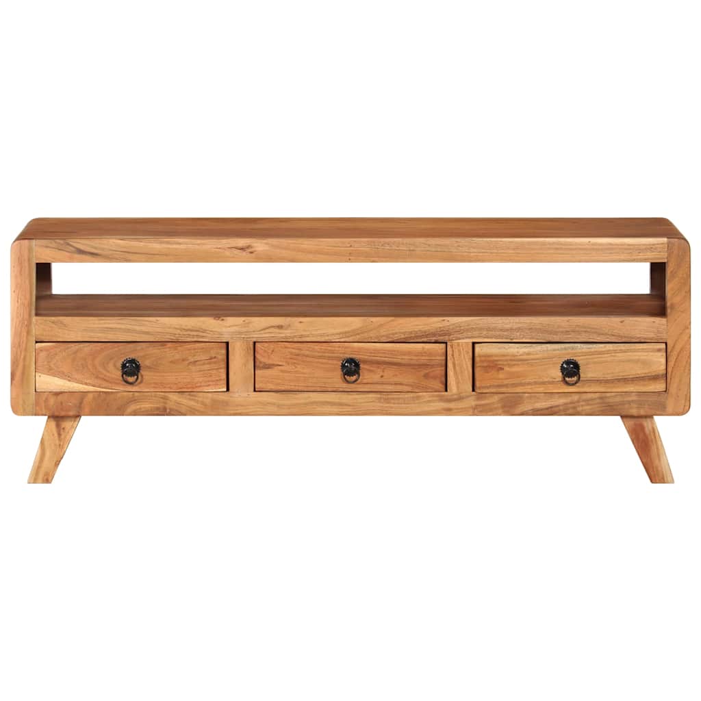 337065 vidaXL TV Cabinet 110x30x40 cm Solid Acacia Wood 2