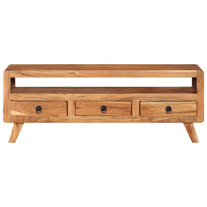 337065 vidaXL TV Cabinet 110x30x40 cm Solid Acacia Wood 2
