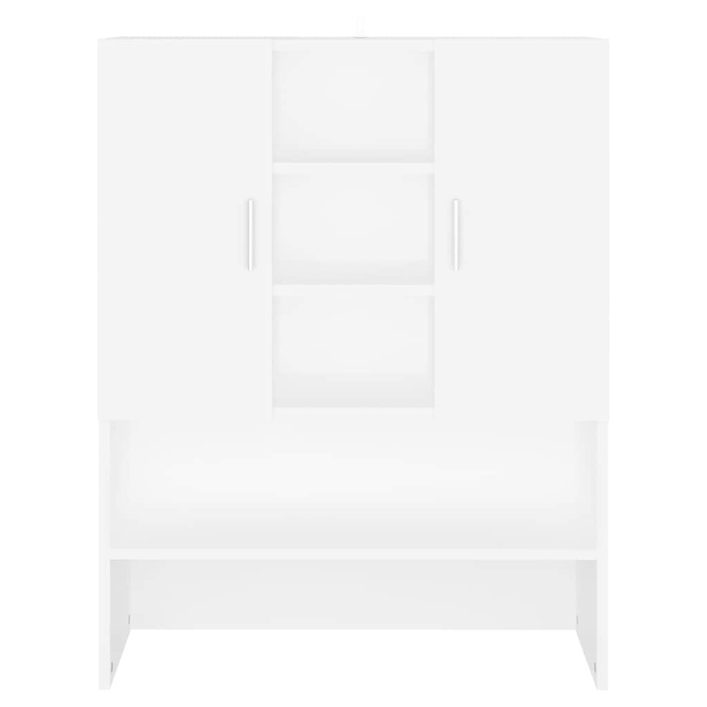 Washing Machine Cabinet 70,5x25,5x90 cm White