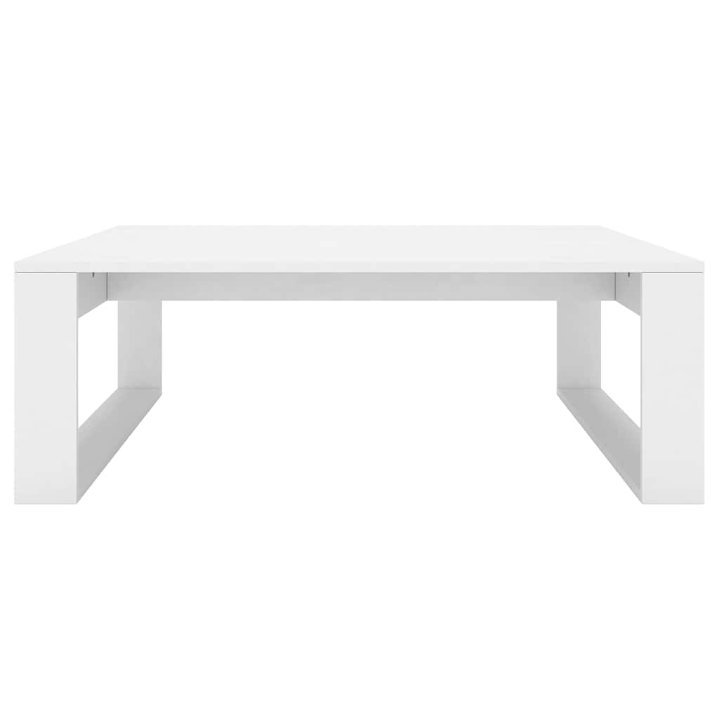 Coffee Table 100x100x35 cm Engineered Wood White