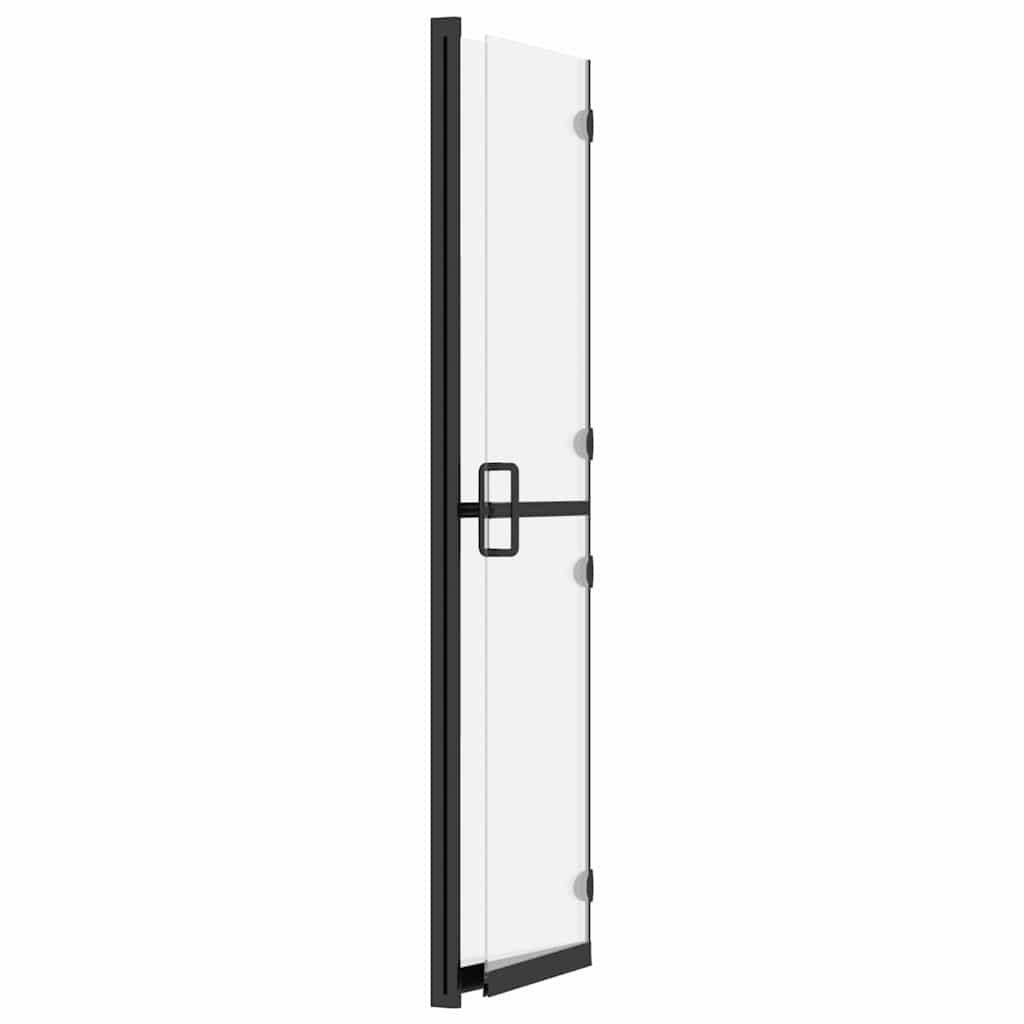 151197 vidaXL Foldable Walk-in Shower Wall Frosted ESG Glass 120x190 cm 6