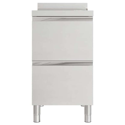 vidaXL Commercial Kitchen Cabinet with 2 Drawers 50x60x96 cm 3