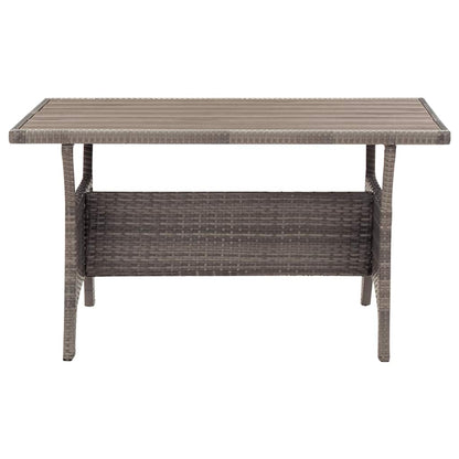 vidaXL Garden Table | Grey 2