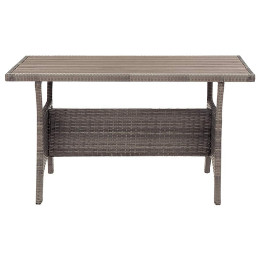 vidaXL Garden Table | Grey 2