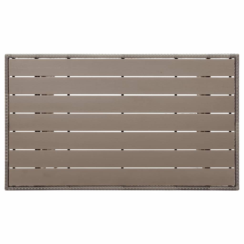 vidaXL Garden Table | Grey 4