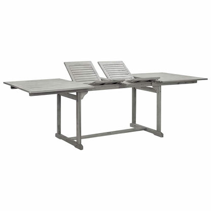 vidaXL Garden Dining Table (160-240)x100x75 cm Solid Acacia Wood 1