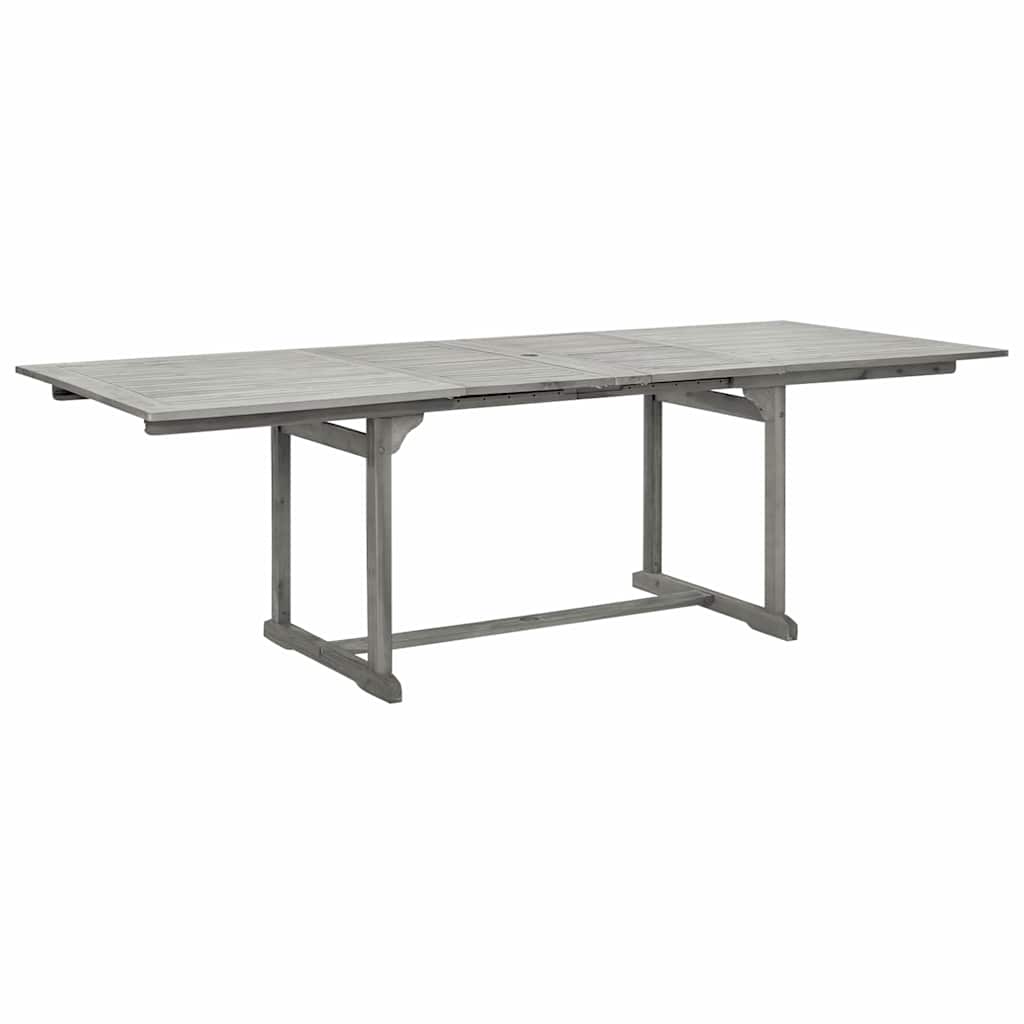 vidaXL Garden Dining Table (160-240)x100x75 cm Solid Acacia Wood 2