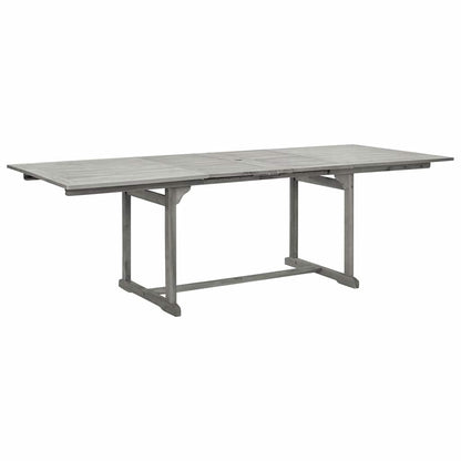 vidaXL Garden Dining Table (160-240)x100x75 cm Solid Acacia Wood 2