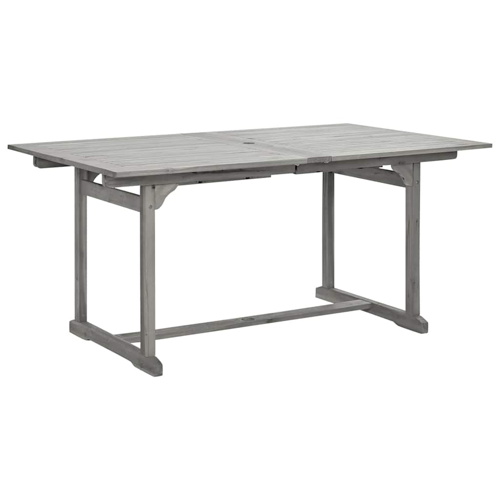 vidaXL Garden Dining Table (160-240)x100x75 cm Solid Acacia Wood 3