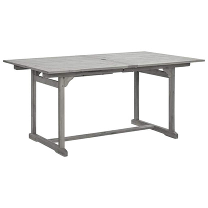 vidaXL Garden Dining Table (160-240)x100x75 cm Solid Acacia Wood 3