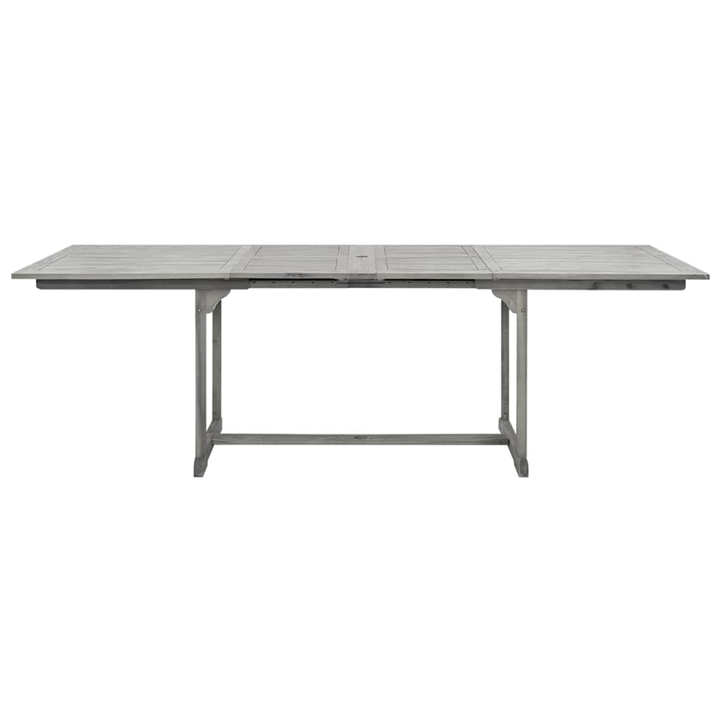vidaXL Garden Dining Table (160-240)x100x75 cm Solid Acacia Wood 4