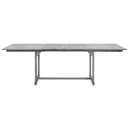 vidaXL Garden Dining Table (160-240)x100x75 cm Solid Acacia Wood 4