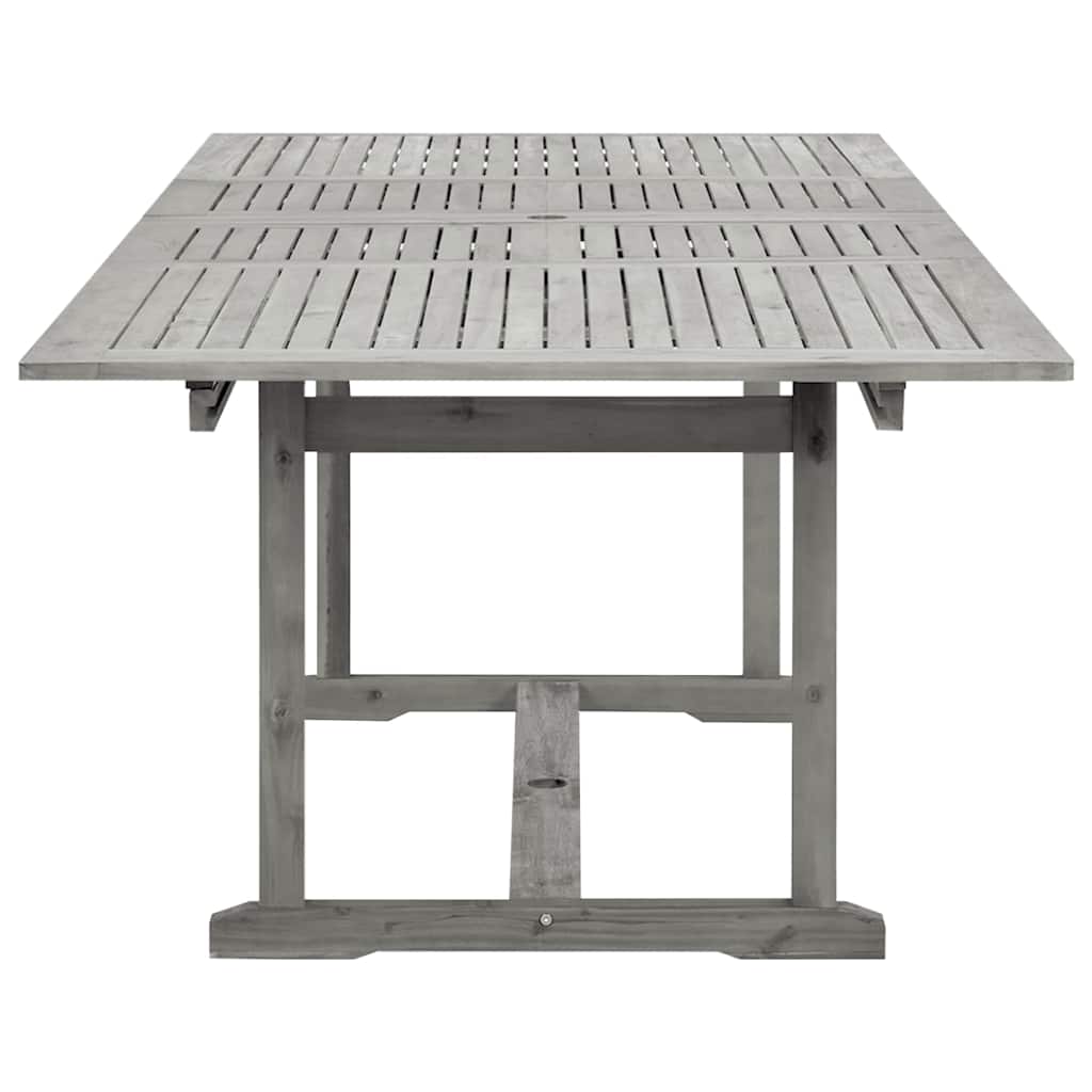 vidaXL Garden Dining Table (160-240)x100x75 cm Solid Acacia Wood 5