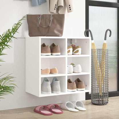 Shoe Cabinet 52.5x30x50 cm Width 52 cm White