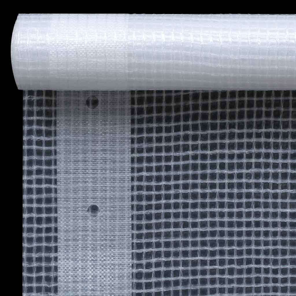 vidaXL Leno Tarpaulins 2 pcs 260 g/m² 4x15 m White 5