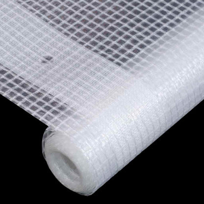 Leno Tarpaulins 260 g/m² 2 pcs White Width 4 m 15 m
