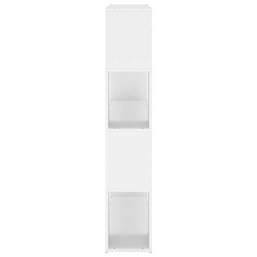 Book Cabinet Room Divider 100x24x124 cm White