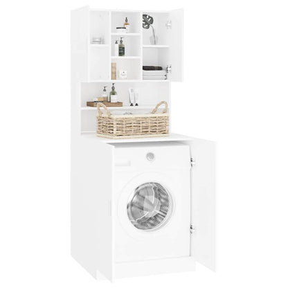 vidaXL Washing Machine Cabinet White 4