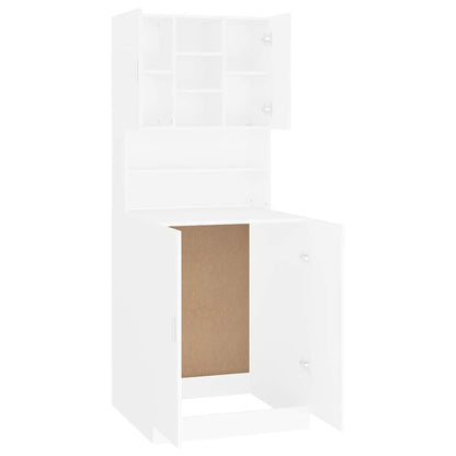 vidaXL Washing Machine Cabinet White 5