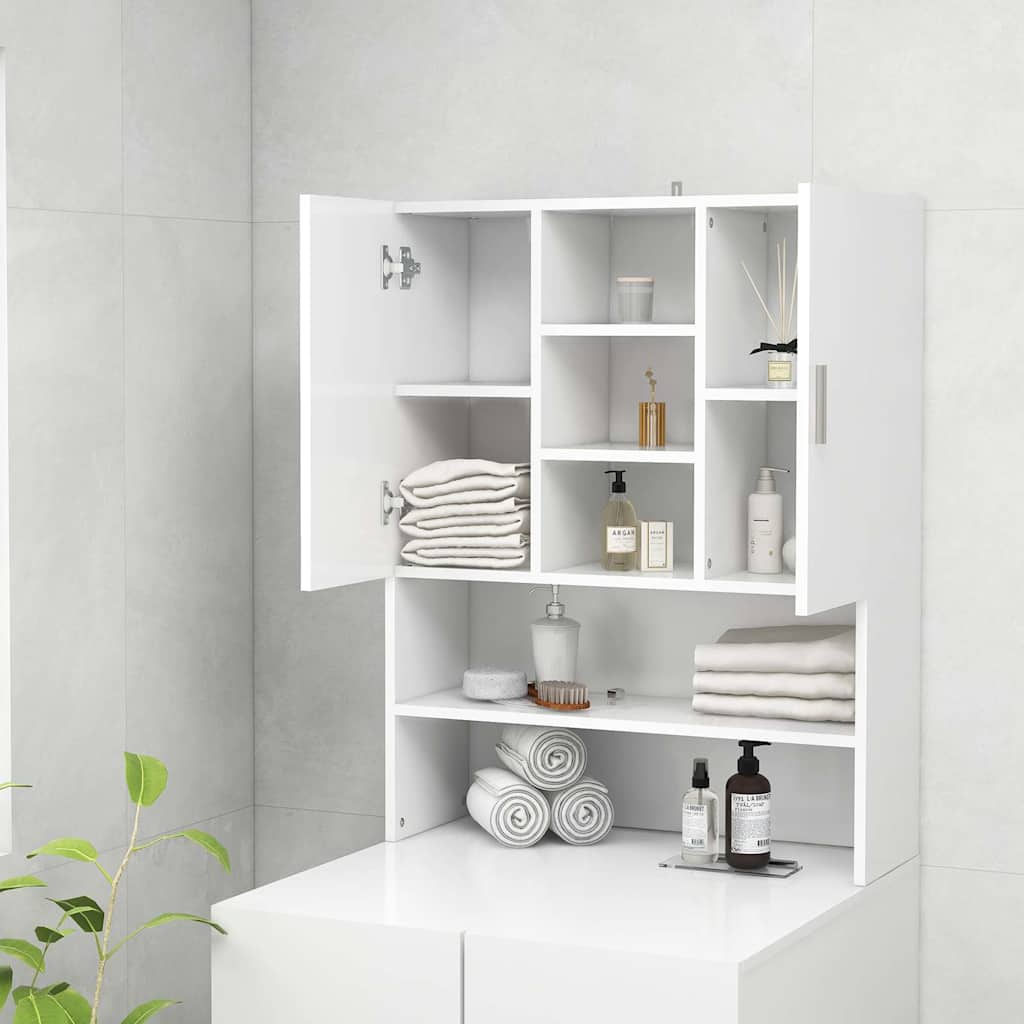 vidaXL Washing Machine Cabinet White 6