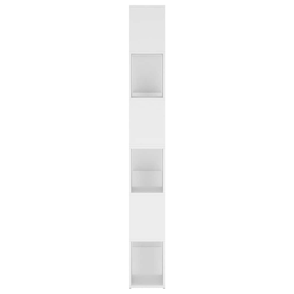 Book Cabinet Room Divider 100x24x188 cm White
