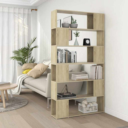 Book Cabinet Room Divider 100x24x188 cm Sonoma oak