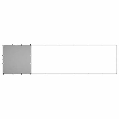 vidaXL Dog Kennel Silver 4,84 m² Steel 4