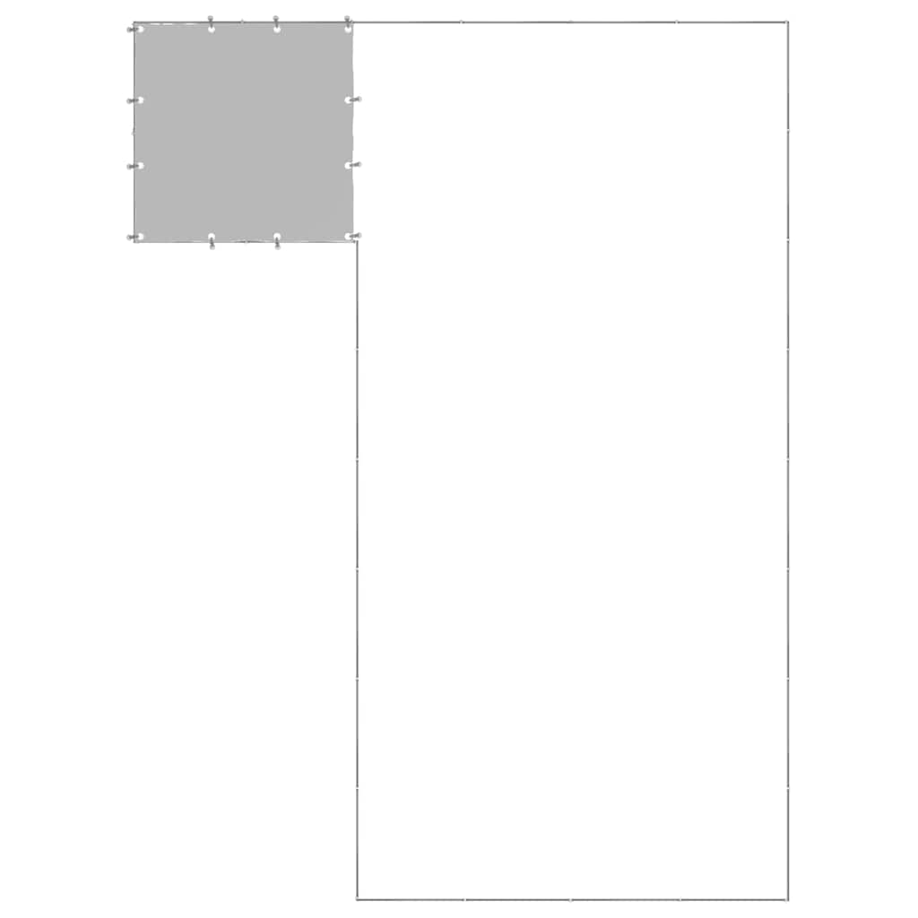 vidaXL Dog Kennel Silver 10,89 m² Steel 4