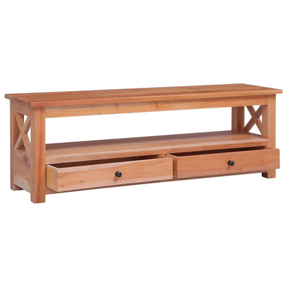 TV Cabinet 115x30x40 cm Solid Mahogany Wood 115 cm