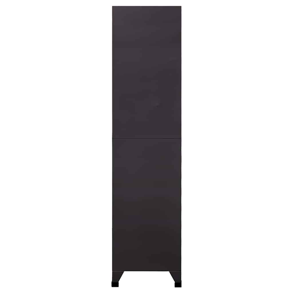 vidaXL Locker Cabinet | Anthracite and Red | Steel | Standard | Locker Cabinet 3