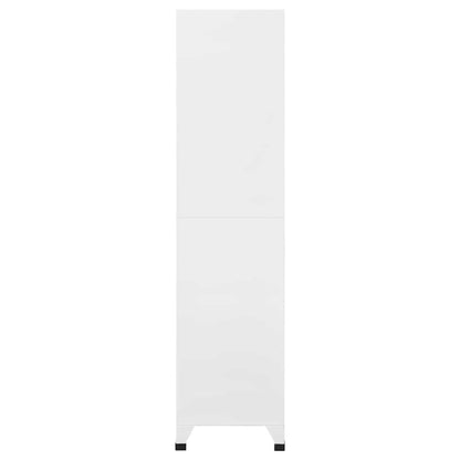 vidaXL Locker Cabinet Light Grey and Dark Grey 90x45x180 cm Steel 4