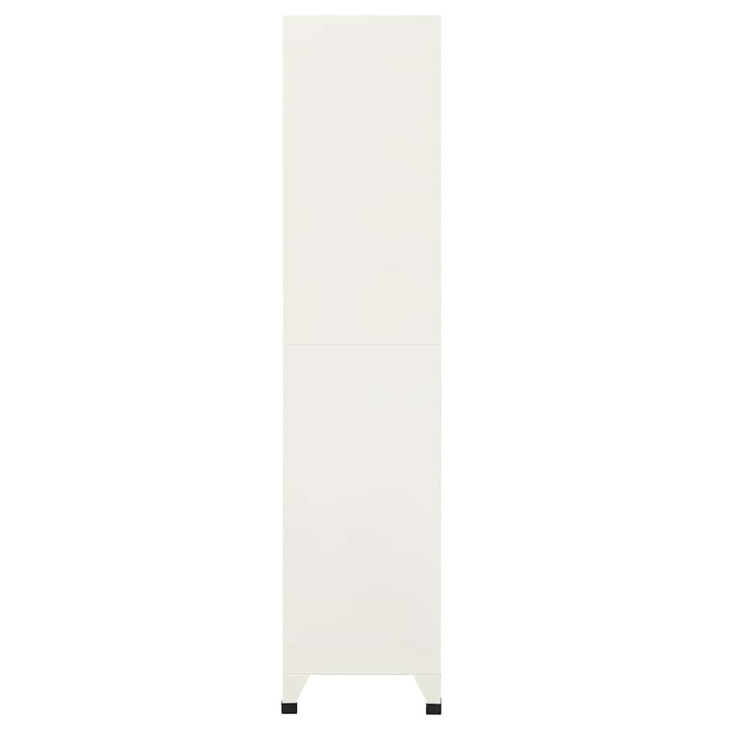 vidaXL Locker Cabinet Grey and Blue 90x40x180 cm Steel 4