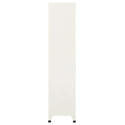 vidaXL Locker Cabinet Grey and Blue 90x40x180 cm Steel 4