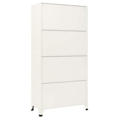 vidaXL Locker Cabinet Grey and Blue 90x40x180 cm Steel 5