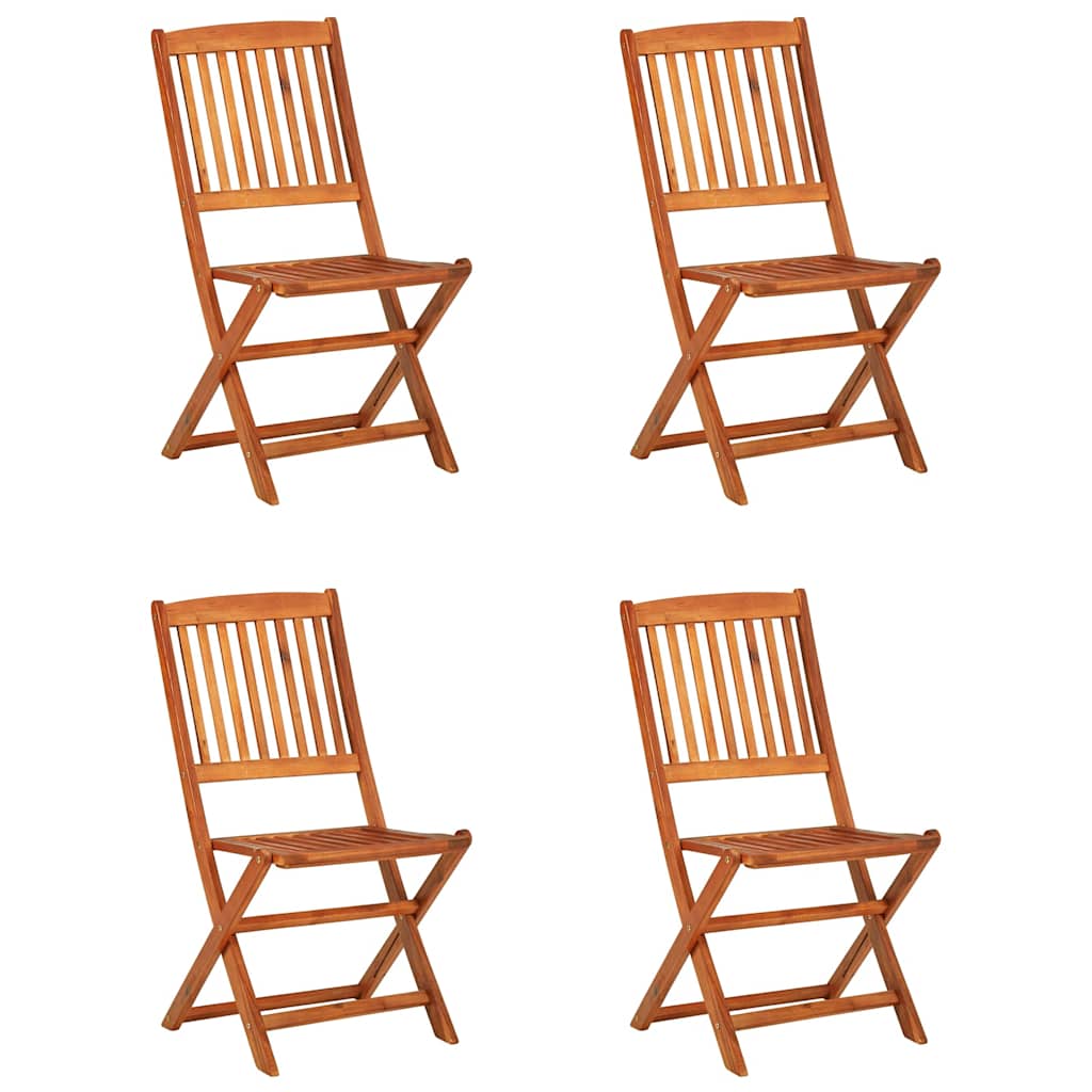 vidaXL 5 Piece Garden Dining Set Solid Acacia Wood 3