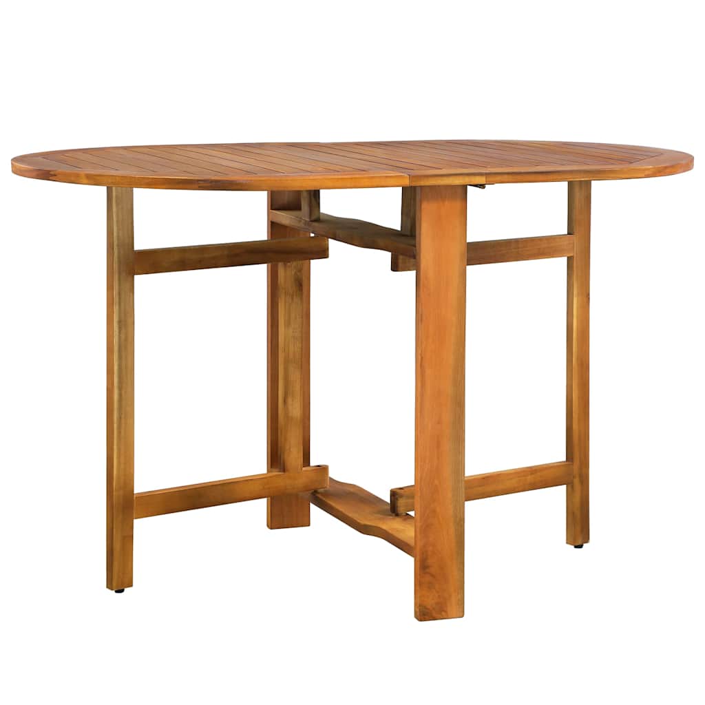 vidaXL 5 Piece Garden Dining Set Solid Acacia Wood 6