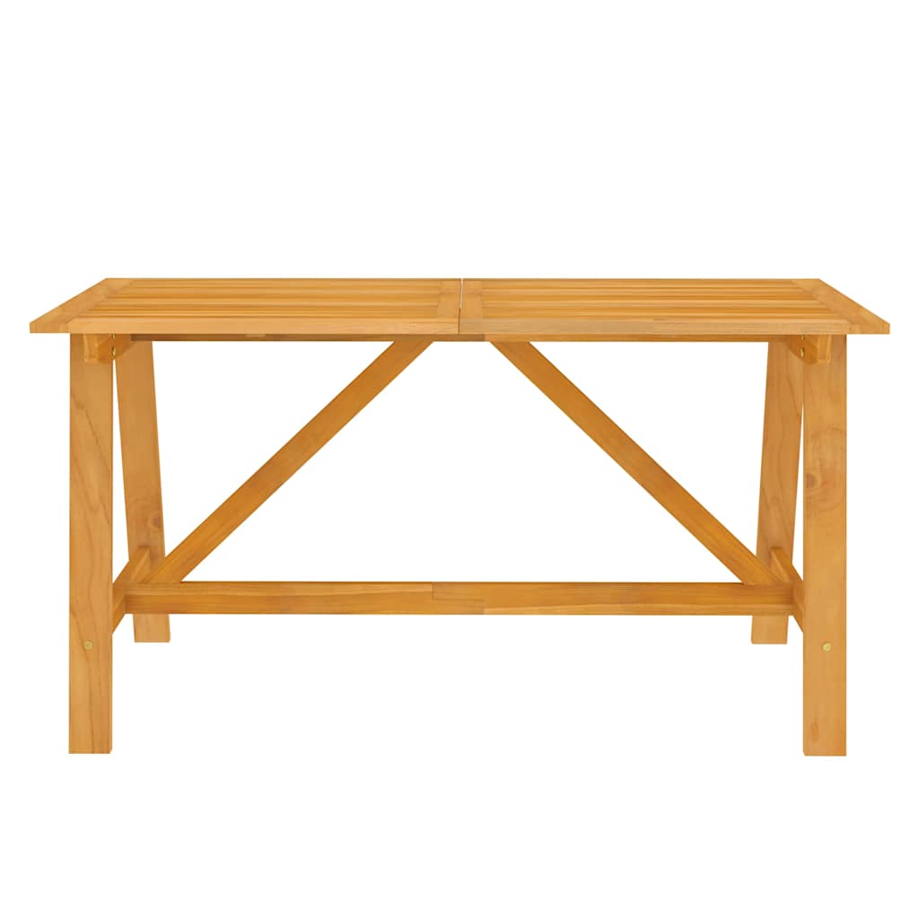 vidaXL 5 Piece Garden Dining Set Solid Acacia Wood 4