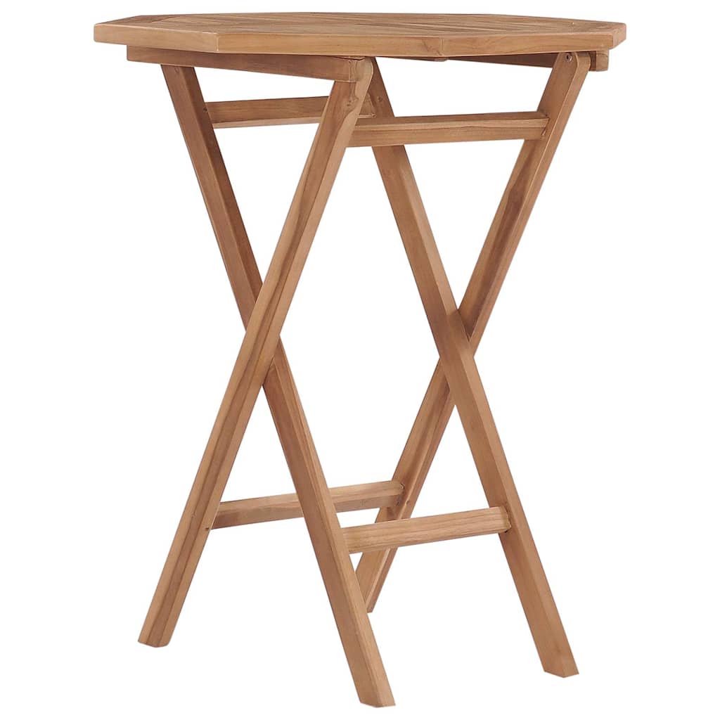 vidaXL 3 Piece Garden Dining Set Solid Wood Teak 5